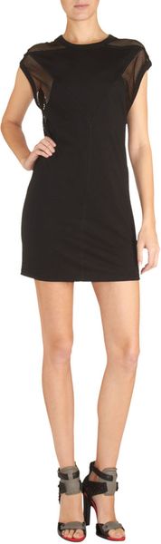T By Alexander Wang Muscle Tee Dress in Black - Lyst