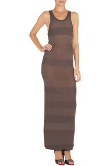 T By Alexander Wang Textured Stripe Dress - Lyst