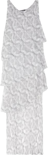  Printed Silk-chiffon Dress 