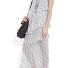 Thomas Wylde Printed Silkchiffon Dress in White - Lyst