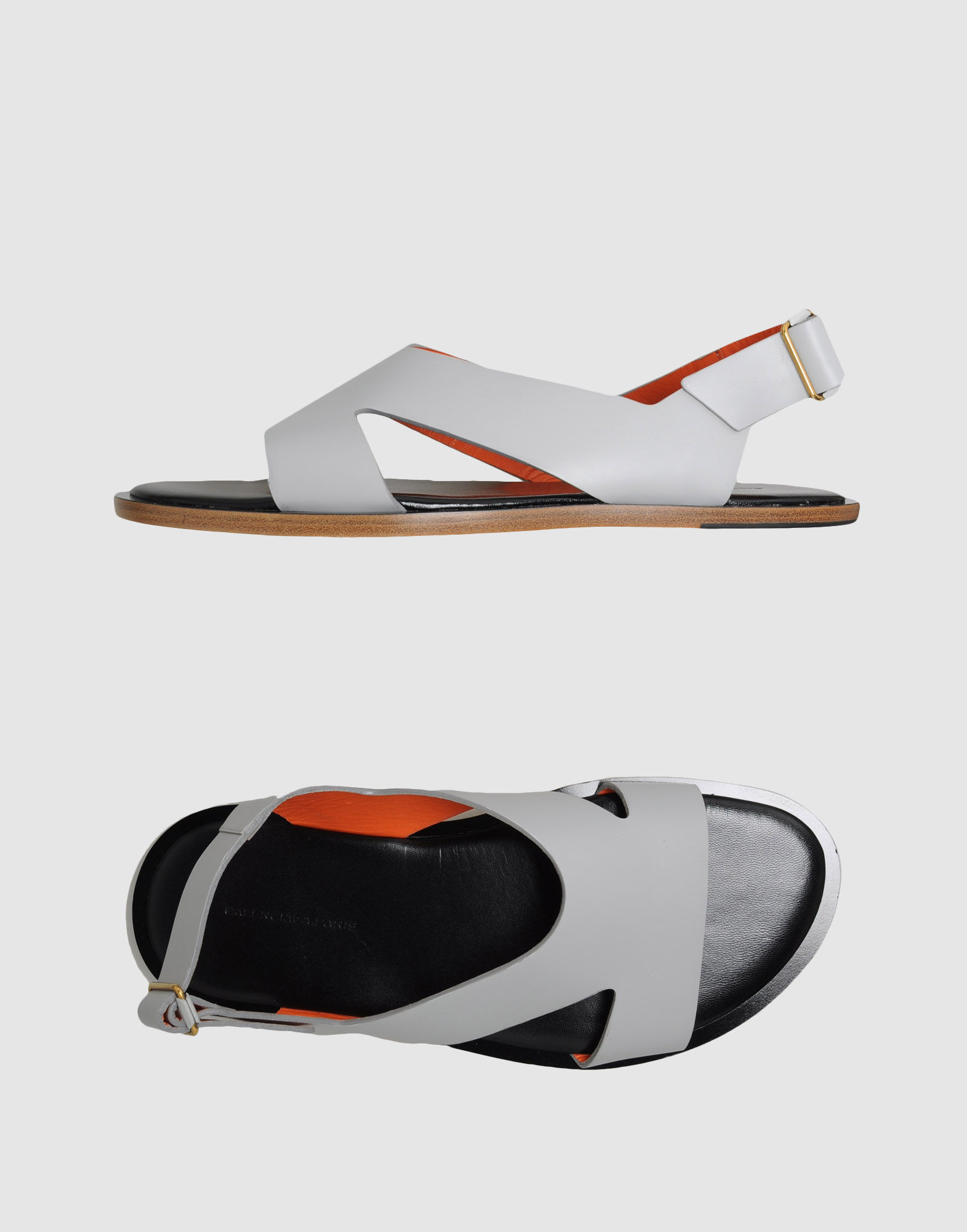 balenciaga sandals grey