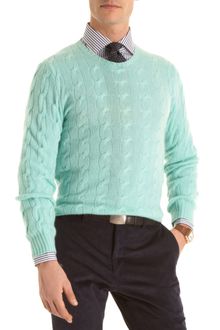 Ralph Lauren Purple Label Crewneck Sweater - Lyst