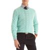 Ralph Lauren Purple Label Crewneck Sweater in Green for Men - Lyst