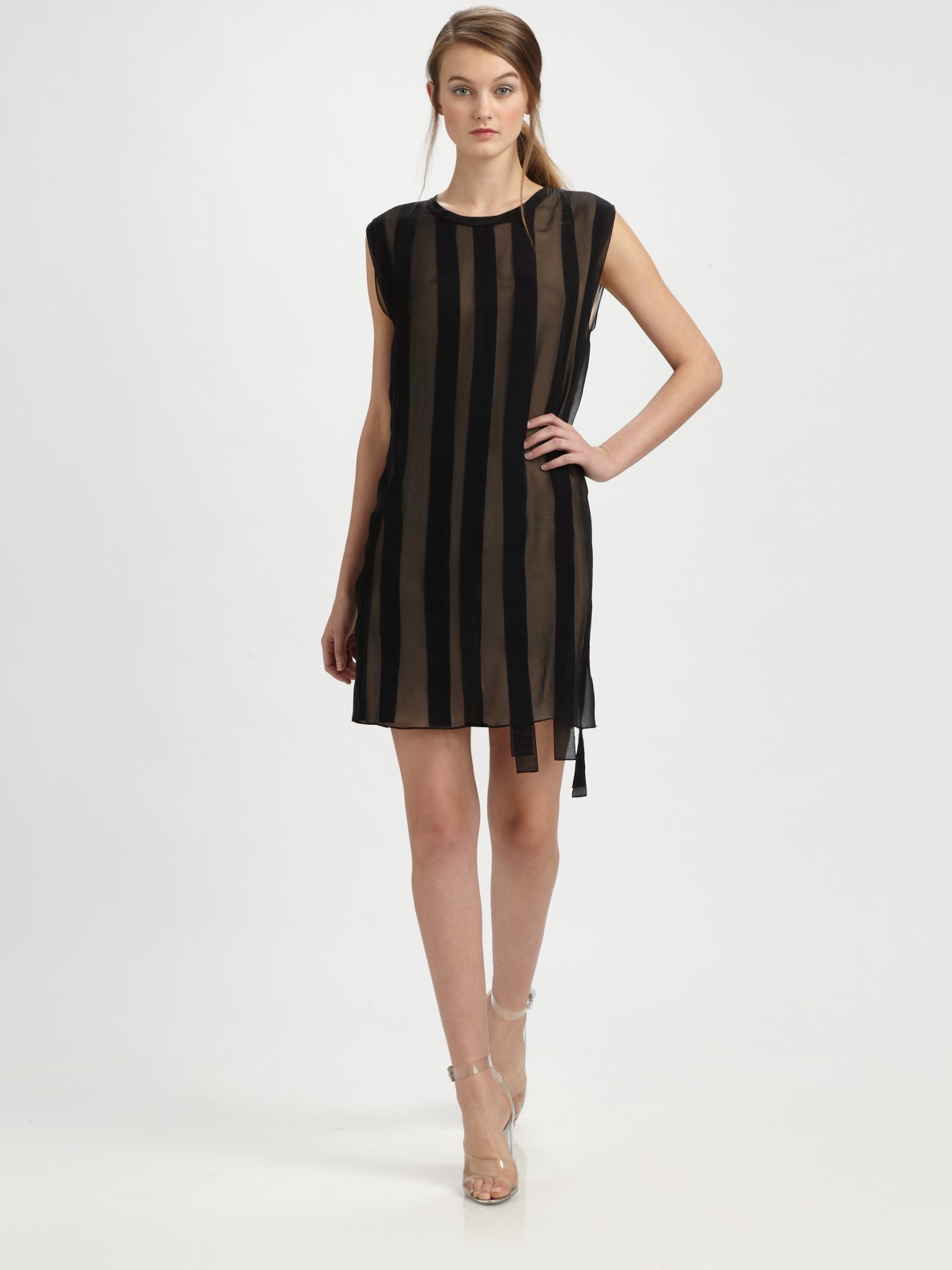 double layer gown