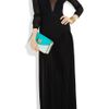 Burberry Prorsum Pleated Jersey Maxi Dress in Black - Lyst