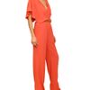 Jo No Fui Viscose Jumpsuit With Large Sleeves in Orange - Lyst