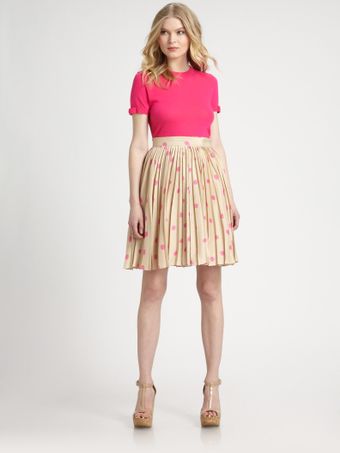 Kate Spade Silk Melody Skirt - Lyst