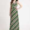 Milly Caroline Belted Dress in Green - Lyst