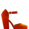 Modcloth Trip To The Tropics Heel in Orange - Lyst