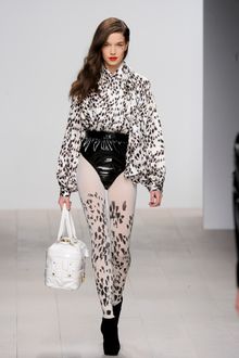 PPQ Fall 2012 White Painted Diaper-Bottomed Bodysuit - Lyst