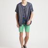Richard Chai Washed Denim Baseball Shirt in Blue for Men (indigo) - Lyst