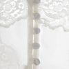 Rosamosario Bellezza Silkgeorgette and Chantilly Lace Chemise in White - Lyst