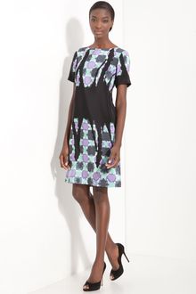 Tibi Geneva Silk Shift Dress - Lyst