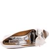 Badgley Mischka Gylda  White Satin in White - Lyst
