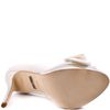 Badgley Mischka Gylda  White Satin in White - Lyst
