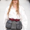 Burberry Prorsum Fall 2012 Grey Suede Heeled LaceUp Ankle Boots  in Gray - Lyst