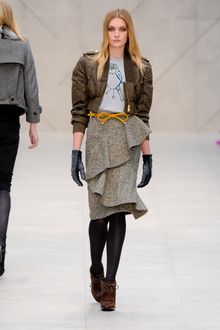 Burberry Prorsum Fall 2012 Short Casual Jacket in Green  - Lyst