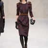 Burberry Prorsum Fall 2012 Ruched Bow Detail Belt in Brown - Lyst