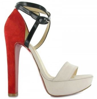 Christian Louboutin 140mm Summerissima Nubuck & Suede Sandal - Lyst