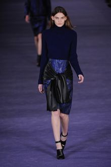 Christopher Kane Fall 2012 Stripe Turtleneck Sweater  - Lyst