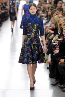 Erdem Fall 2012 Multi Floral Lace Embroidered Dress - Lyst