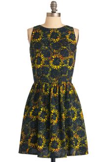 ModCloth Electric Sun Dress - Lyst