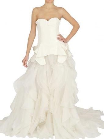 Alexander McQueen Taffeta And Organza Dress - Lyst