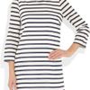 Aubin & Wills Swarthmore Striped CottonPoplin Mini Dress in Black (white) - Lyst