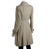 Calvin Klein Tan Brushed Cotton Blend Double Breasted Trench in Beige (tan) - Lyst
