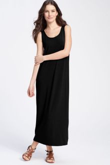 Eileen Fisher Scoop Neck Maxi Dress - Lyst