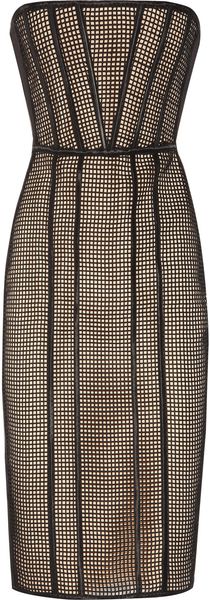 Hakaan Ewe Mesh and Stretch-satin Dress - Lyst