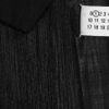 Maison Martin Margiela Fringed Crepe Jacket in Black - Lyst