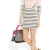 Markus Lupfer Charlotte Striped Cotton Dress in Pink - Lyst