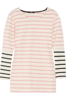 Markus Lupfer Charlotte Striped Cotton Top - Lyst