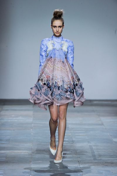 Mary Katrantzou Fall 2012 White High Heel Shoes in White - Lyst