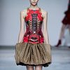 Mary Katrantzou Fall 2012 Magic Eye Godet Dress in Red - Lyst