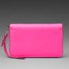 Mcq By Alexander Mcqueen Mcq By Alexander Mcqueen Collar Stud Wallet in Pink (neon pink) - Lyst
