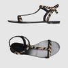 Orciani Sandals in Animal (black) - Lyst