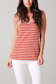 Rag & Bone Raglan Racer Tank - Lyst