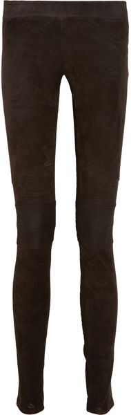  Ahbi Stretch-suede Leggings 