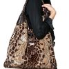 Zagliani Lara Xl Python Weave Shoulder Bag in Brown - Lyst