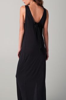 3.1 Phillip Lim Black Tie V Back Crew Maxi Dress - Lyst