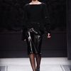Alberta Ferretti Fall 2012 Leather Pencil Skirt  in Black - Lyst