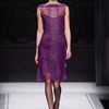 Alberta Ferretti Fall 2012 Lace Embroidered Evening Dress in Purple - Lyst