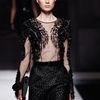 Alberta Ferretti Fall 2012 Woven Pencil Skirt  in Black - Lyst