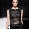 Alberta Ferretti Fall 2012 Woven Tank  in Black - Lyst