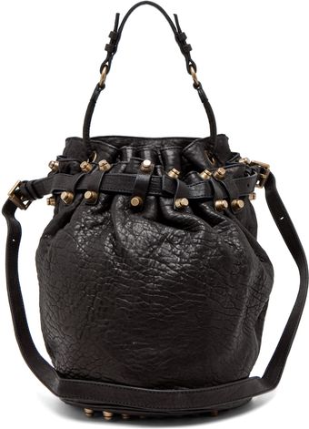 Alexander Wang Diego Bucket Bag in Black - Lyst