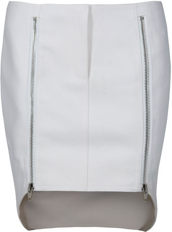 Alexander Wang Felt Skirt - Lyst