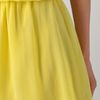 Alice + Olivia Lila Y Back Dress in Yellow - Lyst