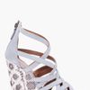 Barbara Bui Tall Grey Suede and Python Wedges in Gray (grey) - Lyst